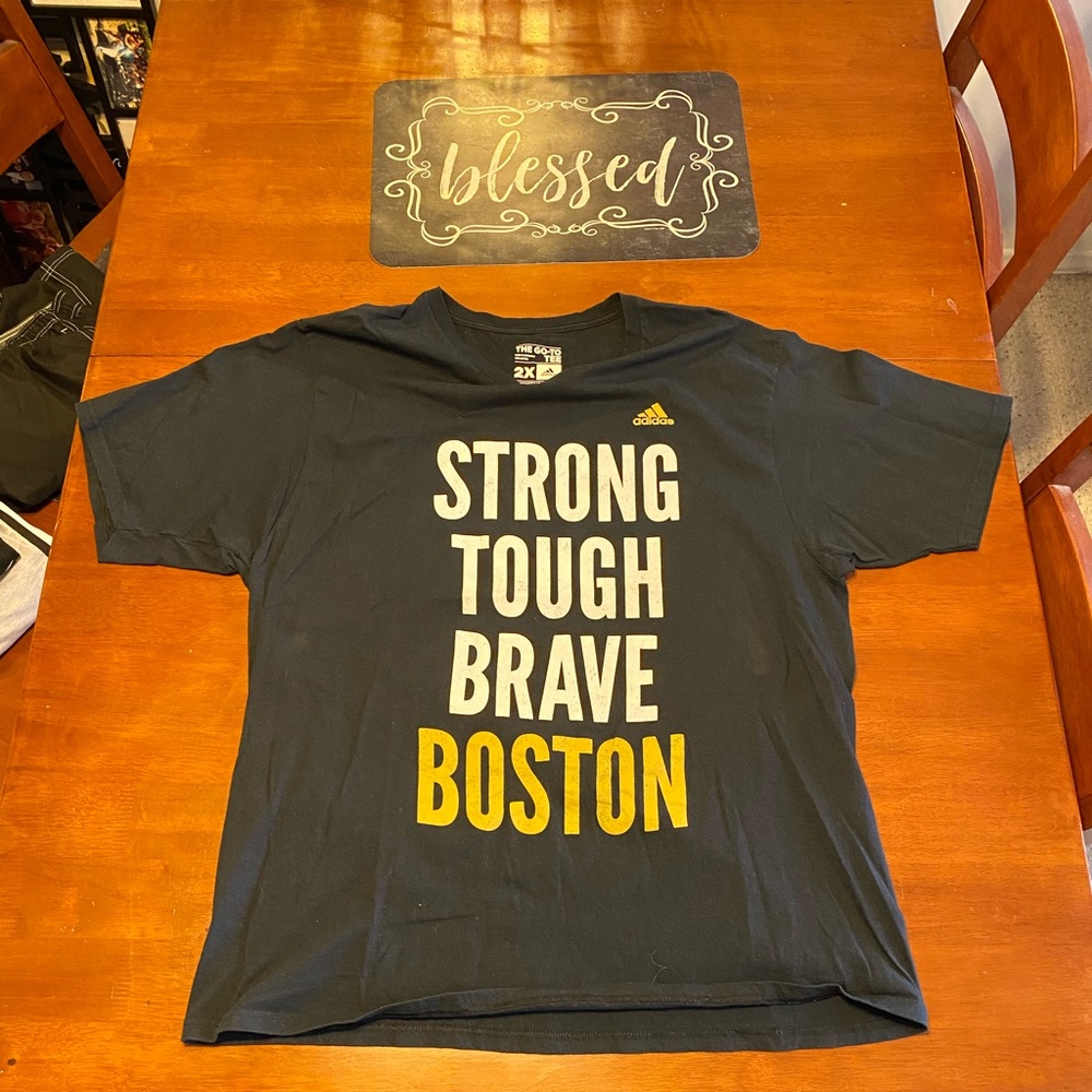 Adidas Boston Strong Tough Brave 2XL T-shirt